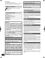 Предварительный просмотр 74 страницы Panasonic RF-U700 Operating Instructions Manual