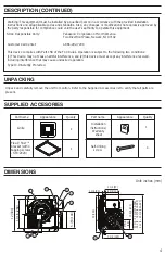 Preview for 4 page of Panasonic RG-C1315LA Installation Instructions Manual