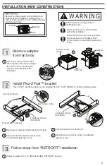 Предварительный просмотр 9 страницы Panasonic RG-C1315LA Installation Instructions Manual