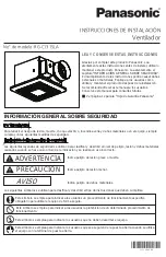 Предварительный просмотр 13 страницы Panasonic RG-C1315LA Installation Instructions Manual