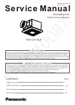 Preview for 1 page of Panasonic RG-C1315LA Service Manual