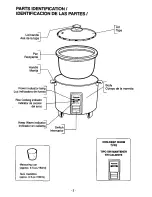 Preview for 3 page of Panasonic Rice-O-Mat SR-W10SXP Operating Instructions Manual