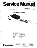 Preview for 27 page of Panasonic RM-1100 Service Manual