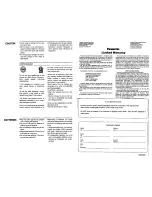 Preview for 4 page of Panasonic RN-405 Operating Instructions