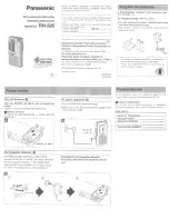 Panasonic RN-505 Operating Instructions Manual preview