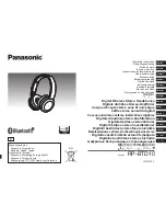 Panasonic RP-BTD10 Operating Instructions Manual preview