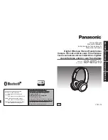Panasonic RP-BTD10 Owner'S Manual preview