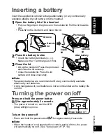 Предварительный просмотр 7 страницы Panasonic RP-BTGS10 Owner'S Manual