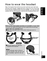 Предварительный просмотр 9 страницы Panasonic RP-BTGS10 Owner'S Manual