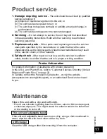 Предварительный просмотр 17 страницы Panasonic RP-BTGS10 Owner'S Manual