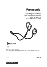 Panasonic RP-BTS35E Operating Instructions Manual preview