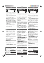 Preview for 2 page of Panasonic RP HC50 Operating Instructions