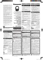 Preview for 2 page of Panasonic RP-HC500 Manual