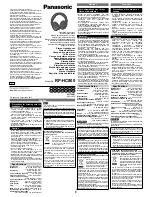 Preview for 1 page of Panasonic RP-HC800 Operating Instructions Manual