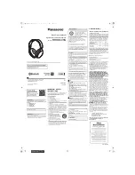 Preview for 1 page of Panasonic RP-HD605N Basic Owner'S Manual