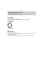 Предварительный просмотр 7 страницы Panasonic RP-HD805N Owner'S Manual