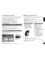 Preview for 5 page of Panasonic RP-HF400B Owner'S Manual