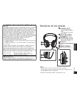 Preview for 23 page of Panasonic RP-HF400B Owner'S Manual