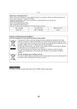 Preview for 20 page of Panasonic RP-NJ310B Operating Instructions Manual