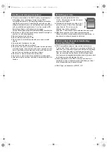 Предварительный просмотр 3 страницы Panasonic RP-SDA08GE1K Operating Instructions Manual