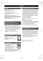 Preview for 2 page of Panasonic RP-SDLA02GUK Operating Instructions Manual