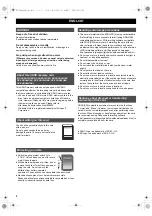 Preview for 2 page of Panasonic RP-SDNA02GEK Operating Instructions Manual