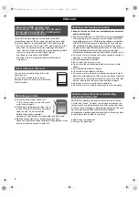 Предварительный просмотр 2 страницы Panasonic RP-SDP24GE1K Operating Instructions Manual