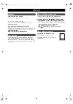 Предварительный просмотр 2 страницы Panasonic RP-SDRC16GAK Operating Instructions Manual