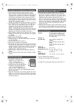 Предварительный просмотр 5 страницы Panasonic RP-SDUC32GAK Owner'S Manual