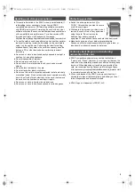 Предварительный просмотр 3 страницы Panasonic RP-SDUT16GAK Operating Instructions Manual