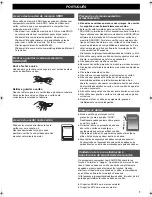 Предварительный просмотр 7 страницы Panasonic RP-SDW04GE1K Operating Instructions Manual