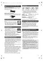 Предварительный просмотр 3 страницы Panasonic RP-SDW64GE1K Operating Instructions Manual