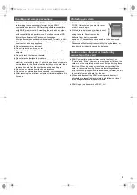 Предварительный просмотр 3 страницы Panasonic RP-SDY08GE1K Operating Instructions Manual