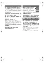 Предварительный просмотр 7 страницы Panasonic RP-SDY08GE1K Operating Instructions Manual