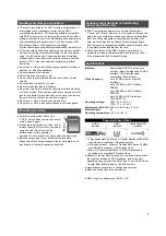 Предварительный просмотр 3 страницы Panasonic RP-SDZA128AK Operating Instructions Manual