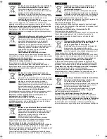 Предварительный просмотр 17 страницы Panasonic RP-SM02GCE1K Operating Instructions Manual