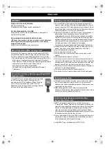 Предварительный просмотр 2 страницы Panasonic RP-SMFB16GAK Operating Instructions Manual