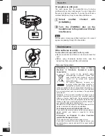 Предварительный просмотр 12 страницы Panasonic RP-WF810 Operating Instructions Manual