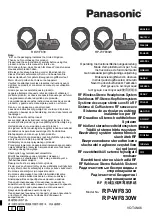 Preview for 1 page of Panasonic RP-WF830W Operating Instructions