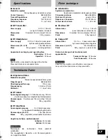 Preview for 17 page of Panasonic RP WF930 Operating Instructions Manual