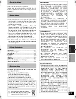 Предварительный просмотр 21 страницы Panasonic RP WF930 Operating Instructions Manual