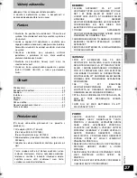 Preview for 37 page of Panasonic RP WF930 Operating Instructions Manual