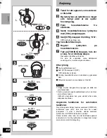 Предварительный просмотр 44 страницы Panasonic RP WF930 Operating Instructions Manual