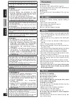 Preview for 4 page of Panasonic RP-WF940 Operating Instructions Manual