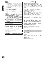 Preview for 18 page of Panasonic RP-WF940 Operating Instructions Manual