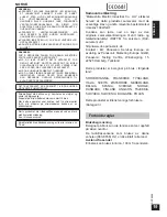 Preview for 19 page of Panasonic RP-WF940 Operating Instructions Manual