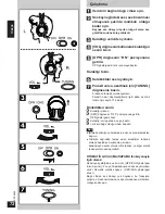 Preview for 72 page of Panasonic RP-WF940 Operating Instructions Manual