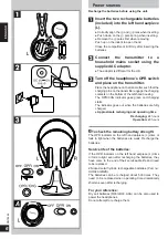 Предварительный просмотр 6 страницы Panasonic RP-WF940E-S Operating Instructions Manual