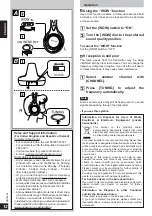 Предварительный просмотр 12 страницы Panasonic RP-WF940E-S Operating Instructions Manual