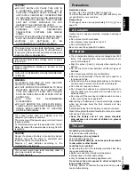 Preview for 3 page of Panasonic rp-wf950 Operating Instructions Manual